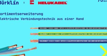 Bürklin erweitert Sortiment um HELUKABEL-Produkte für Maschinen- und (Foto: Bürklin GmbH & Co. KG)