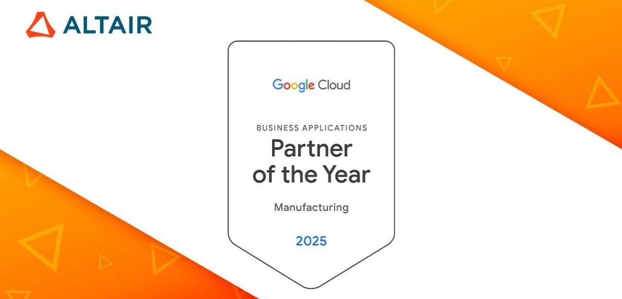 Altair erhält Google Cloud Partner Award für 2025 (Foto: Altair Engineering GmbH)